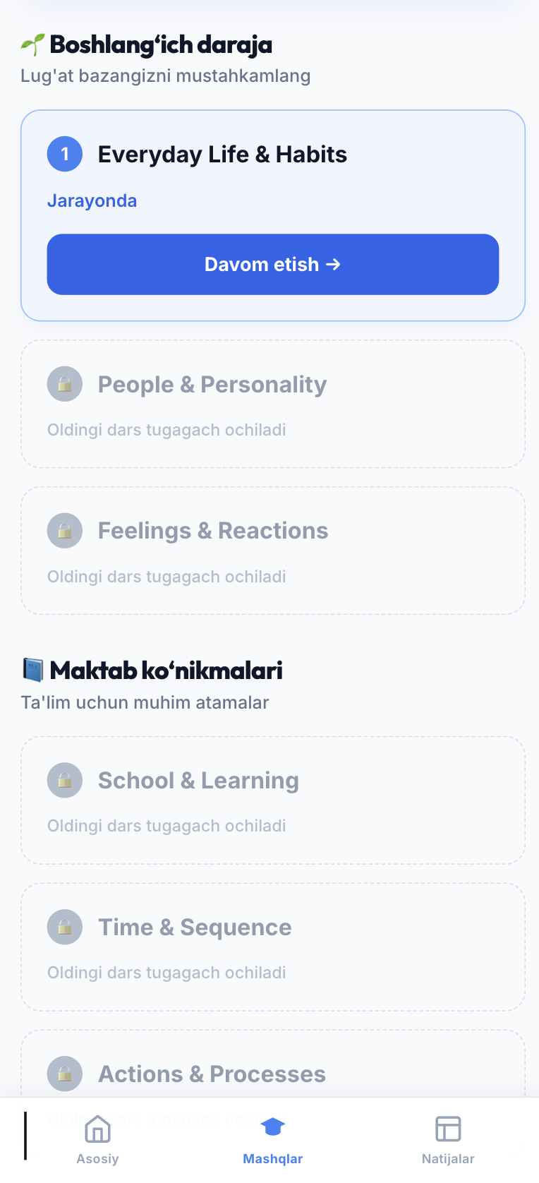 Ingliz tili lug'ati screenshot
